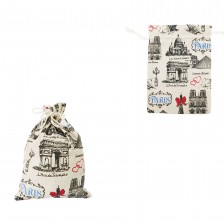 10 inch Cotton Drawstring Bag